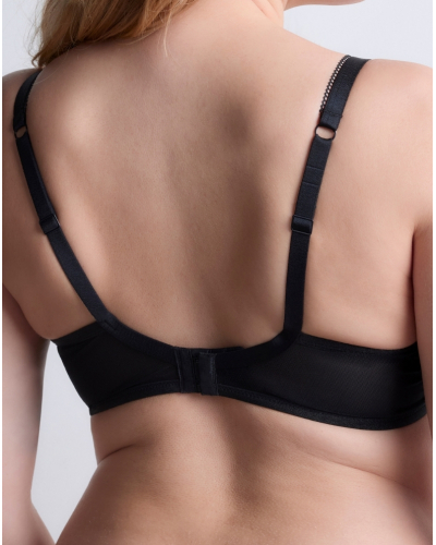 Soutien-gorge emboitant foulard Aubade Sense of Illusion (Noir)