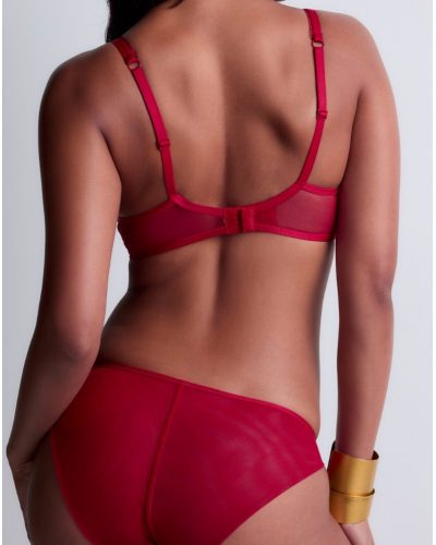 Soutien-gorge emboitant foulard Aubade Sense of Illusion (Red Berry)
