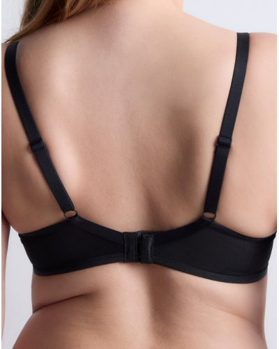 Plunge scarf bra Aubade Sense of Illusion (Black)