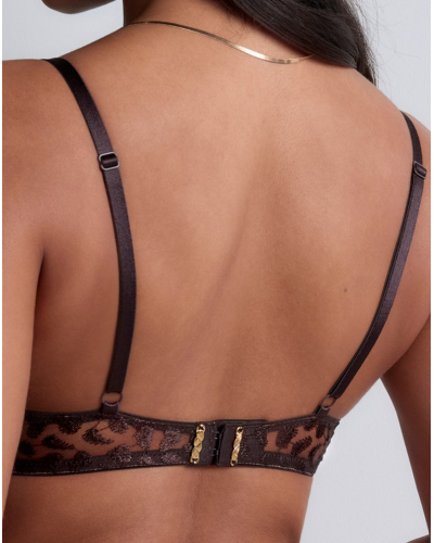 Soutien-gorge corbeille armatures Aubade Crazy In Love (Satin Brown)