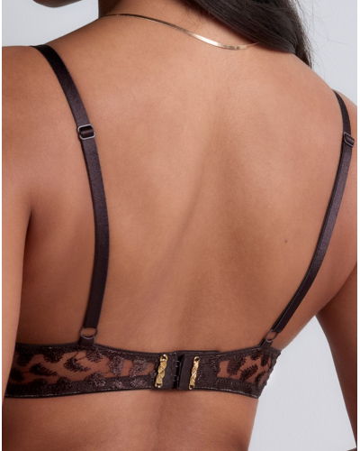 Sujetador triángulo monocasco Aubade Crazy In Love (Satin Brown)