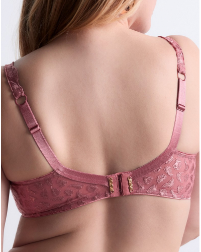 Underwired demi bra Aubade Crazy In Love (Warm Pink)