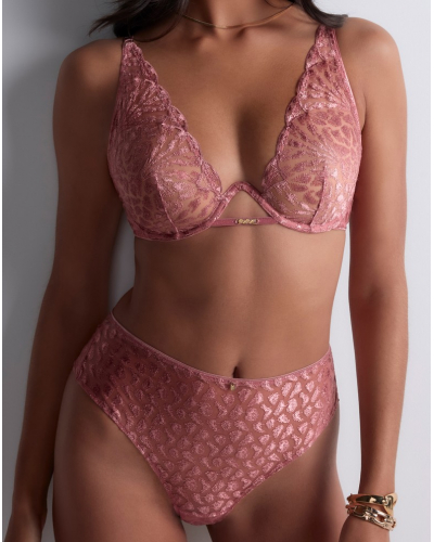 Soutien-gorge triangle mono-armature Aubade Crazy In Love (Warm Pink)