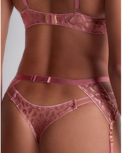 Porte jarretelles Aubade Crazy In Love (Warm Pink)