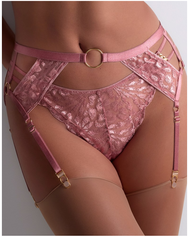 Suspender belt Aubade Crazy In Love (Warm Pink)