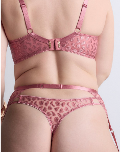 Suspender belt Aubade Crazy In Love (Warm Pink)