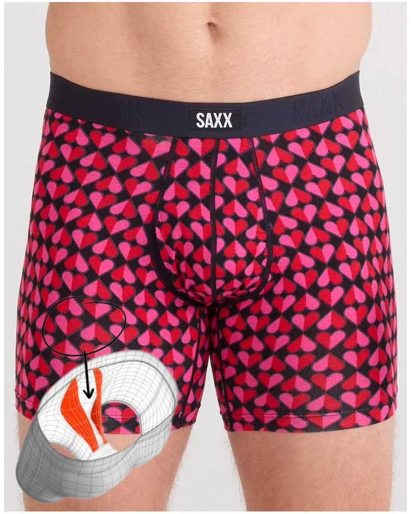 Boxer with fly Vibe Xtra Saxx (Amour Bébé Noir)