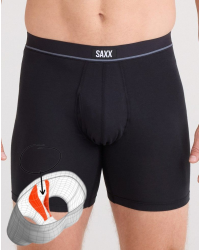 Boxer à bragette Saxx Essential Coton (Noir)