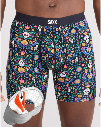 Boxer with fly Vibe Xtra Saxx (Skull Garden Multi)