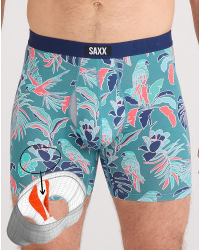 Bóxer con bragueta Saxx Vibe Xtra (Island Tropic Seascape)