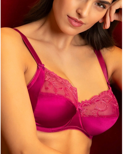 Sujetador con aros bienestar Lise Charmel Splendeur Soie (Splendeur Carmin)