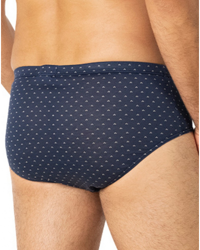High waisted briefs 100% Cotton Eminence Motifs (Motifs Marine)