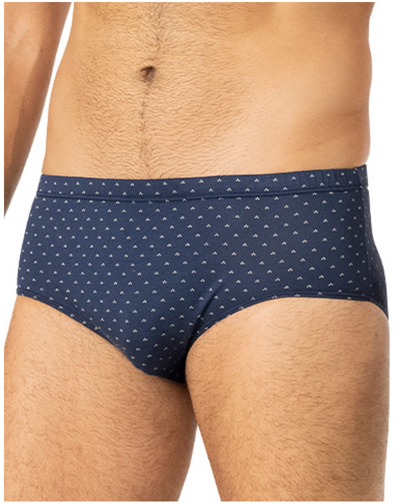 High waisted briefs 100% Cotton Eminence Motifs (Motifs Marine)