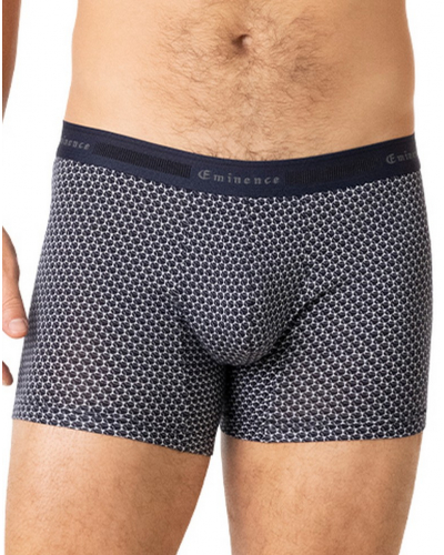 Boxer cotton stretch Eminence Tailor (Imprimé Marine)