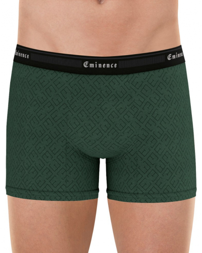 Boxer cotton stretch Eminence Tailor (Imprimé Vert)