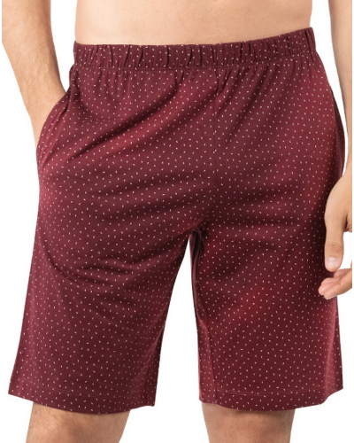 Short pyjamas 100% Cotton Eminence Business (Marine/Bordeaux)