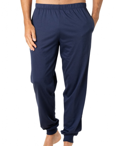 Pyjama long en Jersey 100% Coton Eminence Mercerise (Marine)