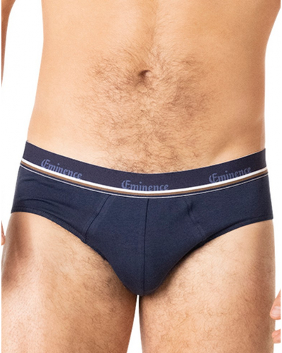 Lot de 2 slips coton stretch Eminence Club (Marine)