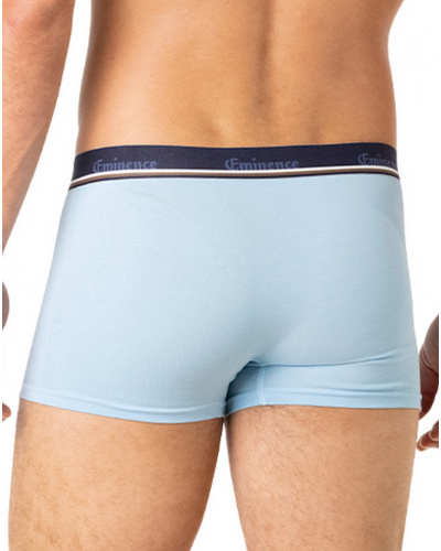 Pack of 2 boxers cotton stretch Eminence Club (Bleu/Gris Chiné)