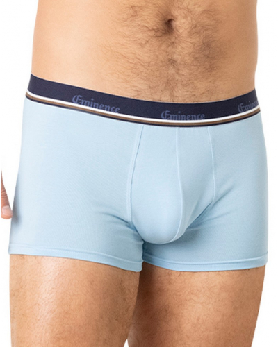 Lot de 2 boxers coton stretch Eminence Club (Bleu/Gris Chiné)