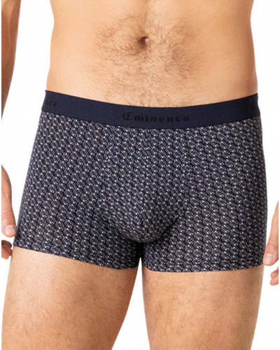 Lot de 2 boxers coton Eminence Daily Fait en France (Imprimé Bleu/Camel)
