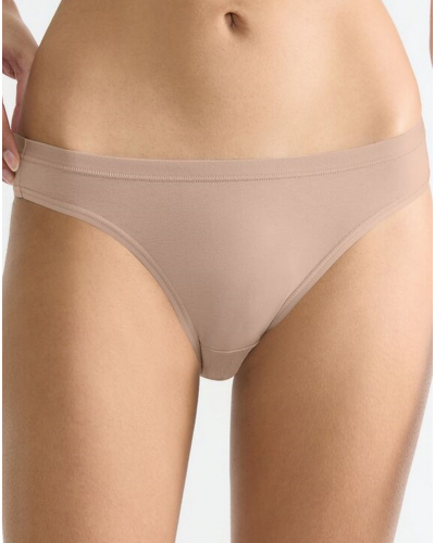 Pack of 3 mini briefs organic cotton GO Daily Cotton Sloggi (New Beige)