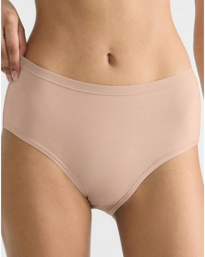 Lot de 3 slips midi en coton bio Sloggi GO Daily Cotton (New Beige)