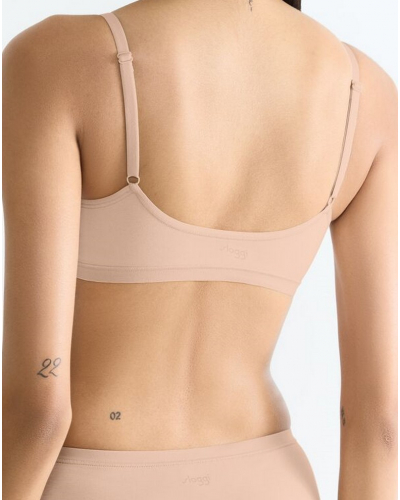 Top bra (cotton bio) Sloggi Go Daily Cotton (New Beige)