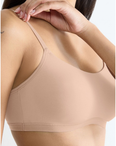 Brassière top en coton bio Sloggi Go Daily Cotton (New Beige)