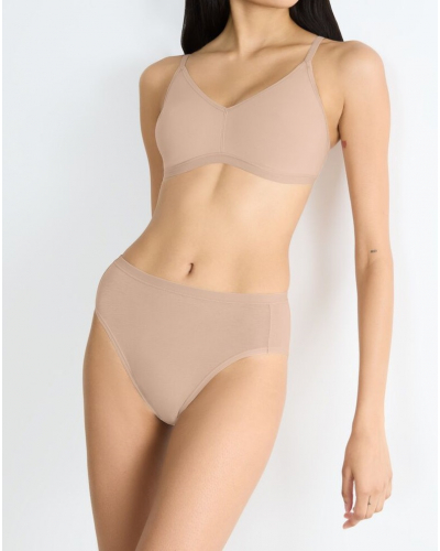 Pack of 3 tai briefs Cotton bio Sloggi Go Daily Cotton (New Beige)