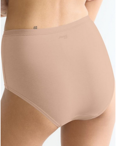 Slip taille haute en coton bio Sloggi Go Daily Cotton (New Beige)