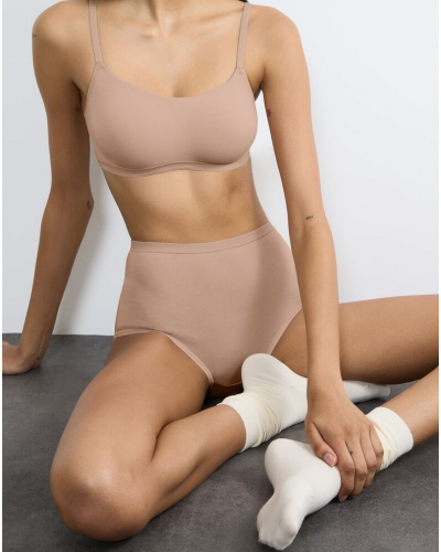 Slip taille haute en coton bio Sloggi Go Daily Cotton (New Beige)