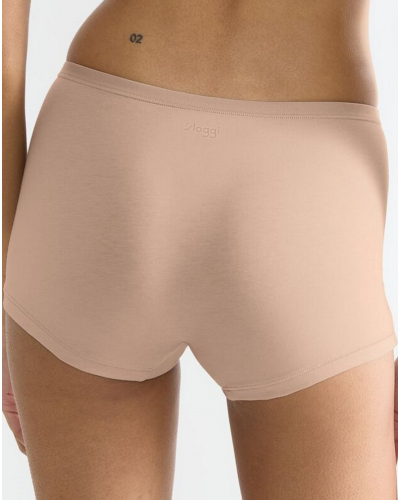 Paquete de 3 boxer algodòn bio Sloggi Go Daily Cotton (New Beige)