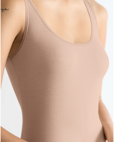 Tank top en coton bio Sloggi GO Daily Cotton (New Beige)