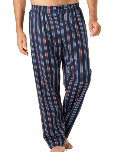 Pijama largo abotonado 100% Algodón Eminence Popeline (Rayures Multicolores)