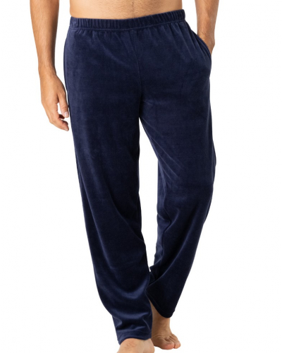Pyjama long jogger Eminence Velours (Marine)