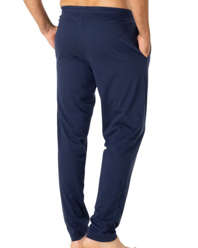 Pijama largo cuello V 100% Algodón Eminence Club (Marine)