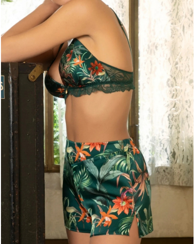 Pantalon corto de seda Lise Charmel Tropique en Fleurs (Nature Tropic)