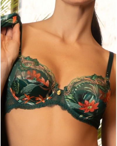 Sujetador con aros Lise Charmel Tropique en Fleurs (Nature Tropic)