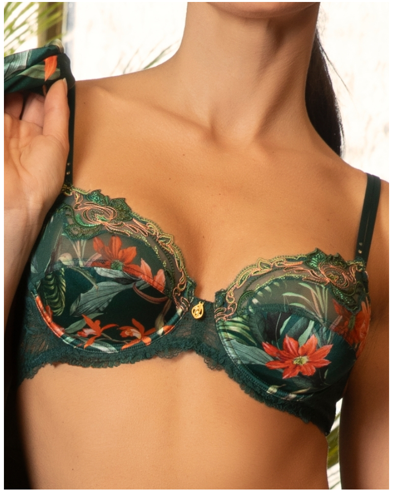 Sujetador con aros Lise Charmel Tropique en Fleurs (Nature Tropic)