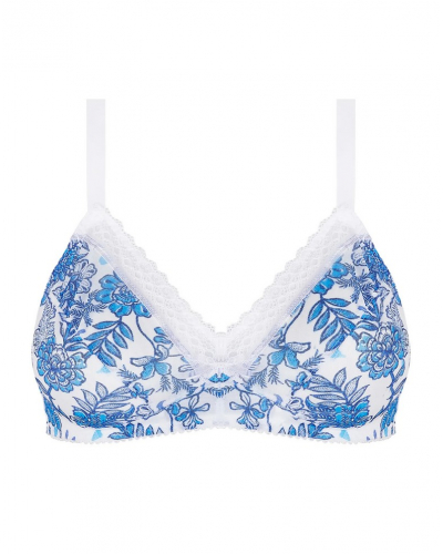 Soutien-gorge sans armature bonnets profonds Antigel Patio Fraîcheur (Bleu Azul)