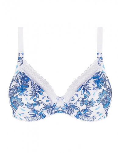 Underwired triangle bra Antigel Patio Fraîcheur (Bleu Azul)