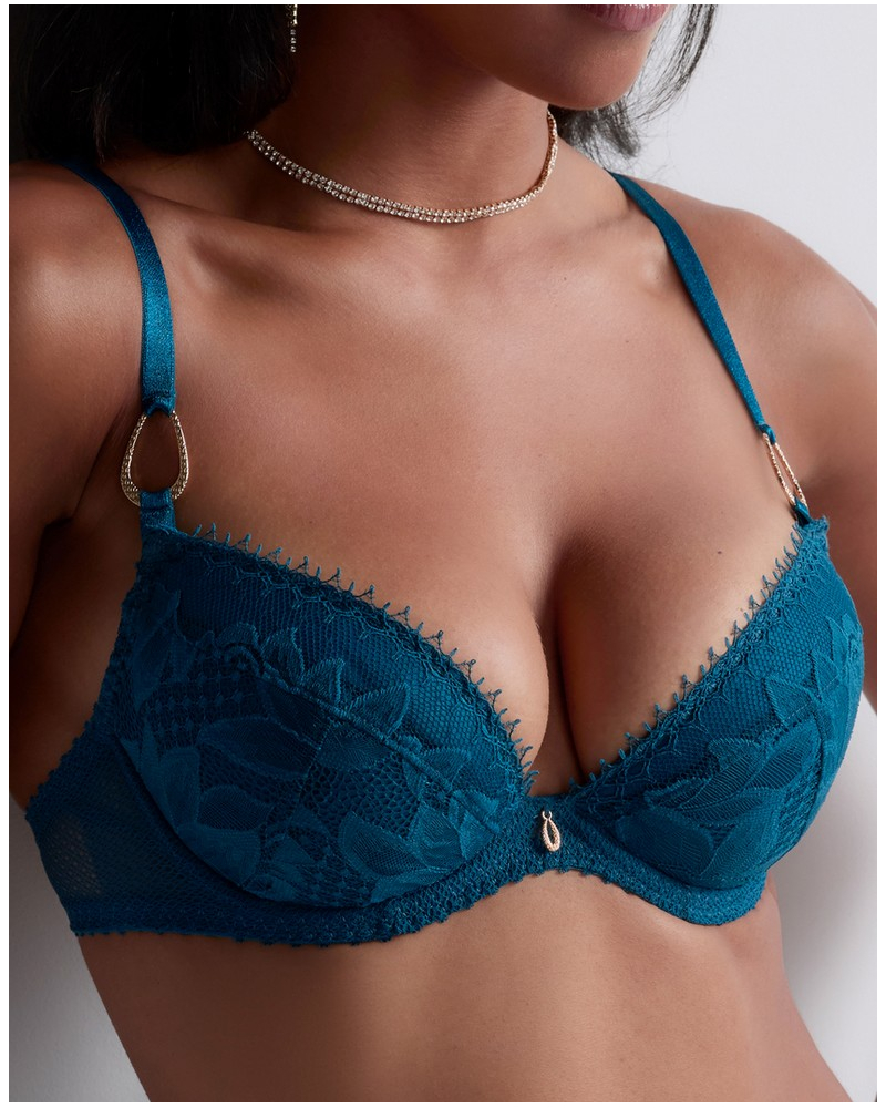 Plunge padded bra Aubade Flawless Love (Dragonfly)