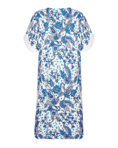 Tunic nightdress Antigel Patio Fraîcheur (Bleu Azul)