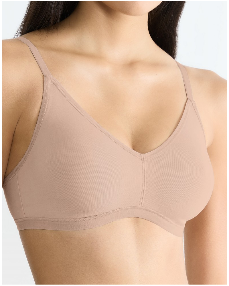 Organic cotton bralette Sloggi Go Daily Cotton (New Beige)
