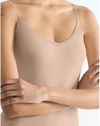 Spaghetti strap tank top Organic Cotton Sloggi GO Daily Cotton (New Beige)