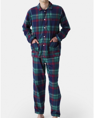 Long pyjama 100% cotton Arthur (Marine)