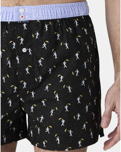 Boxer briefs to jockstrap 100% organic cotton Arthur (Black)