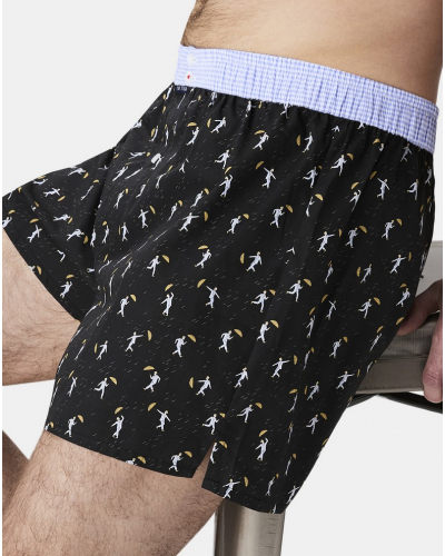 Boxer briefs to jockstrap 100% organic cotton Arthur (Black)