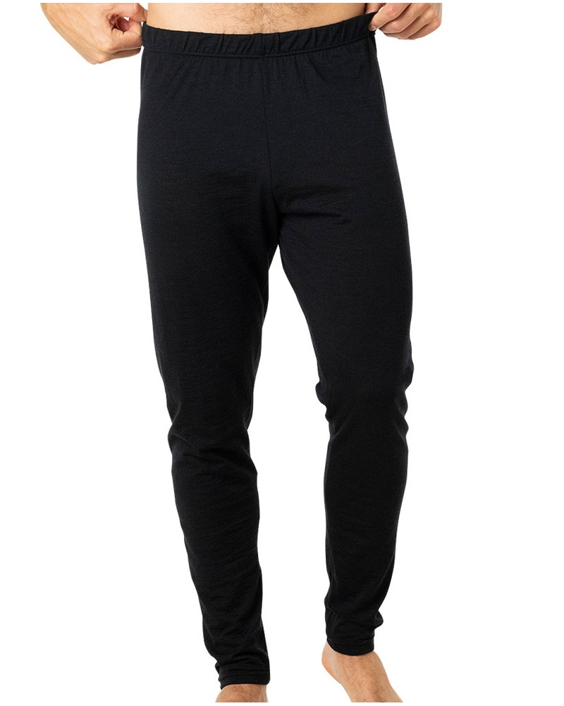 Wool long johns Eminence Ligne Chaude Mérinos (Black)